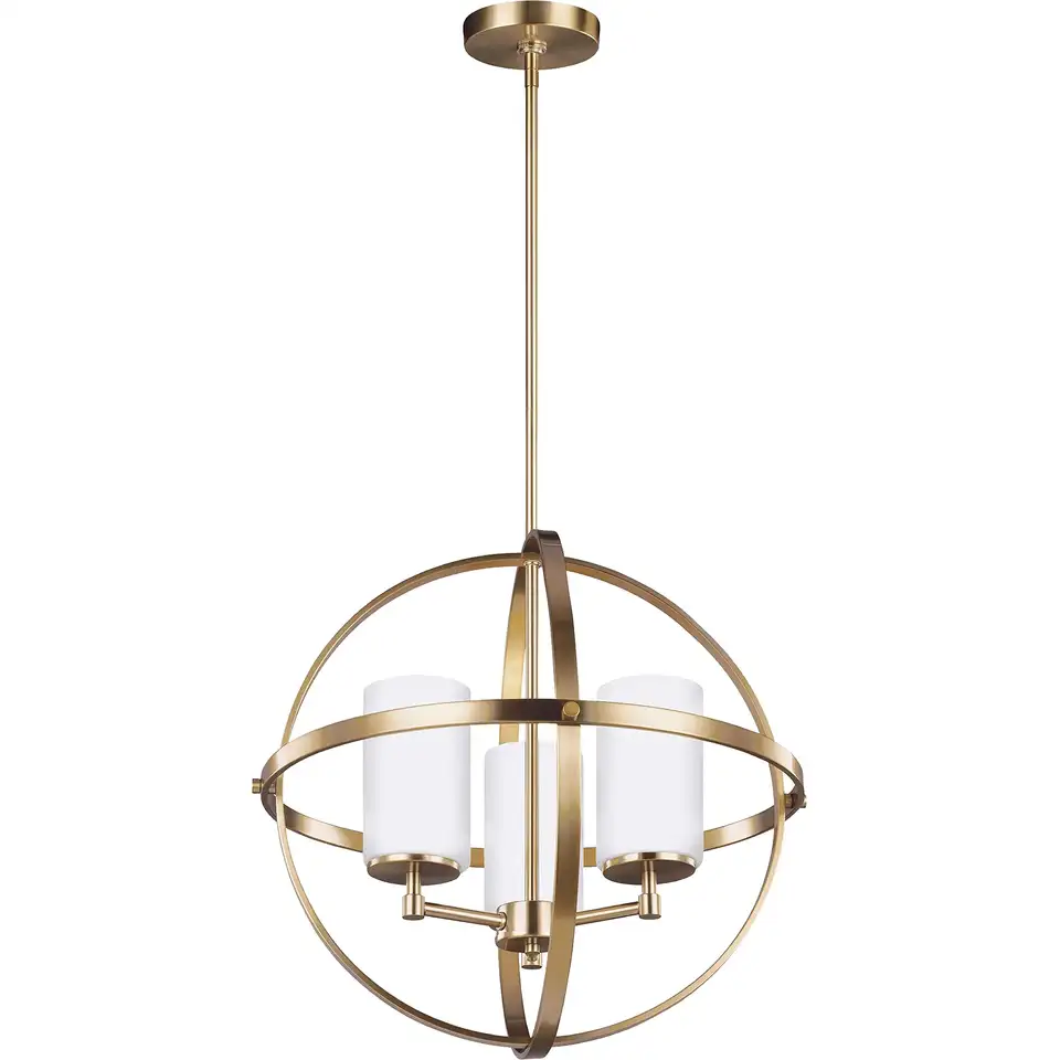 Custom Modern Decorative Hanging Lamp Fancy Pendant Light For Dining Room Vintage Indoor Ball Chandelier